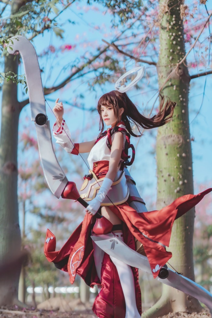 网荭Coser@桜桃喵 – 王者荣耀 射手伽罗COS [32P/655MB]插图