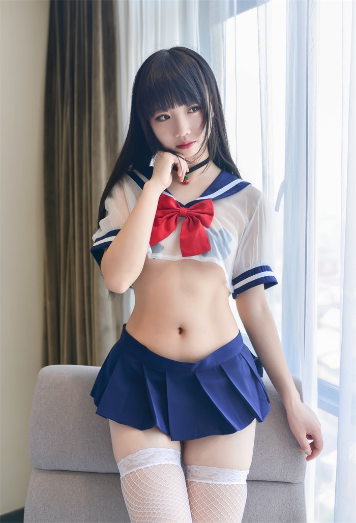 网荭Coser@雪琪 – 透明JK 水手服渔往袜 [20P/21MB]插图