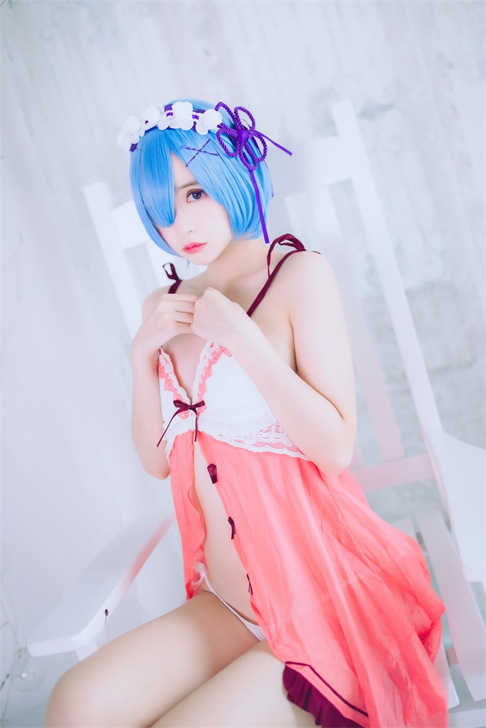 网荭Coser@疯猫ss – 蕾姆 [42P/227MB]插图1