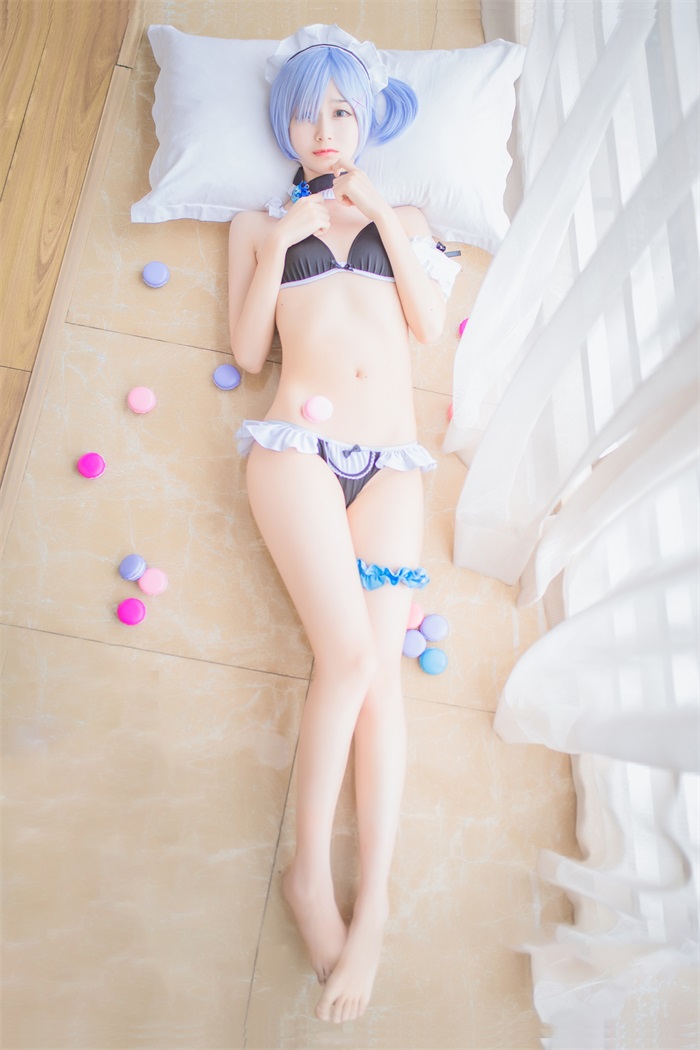 网荭Coser@木绵绵OwO – 蕾姆泳装 [26P/25.4MB]插图1