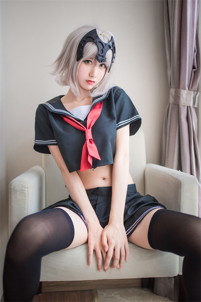 网荭Coser@木绵绵OwO – 贞德（黑）[23P/53MB]插图2