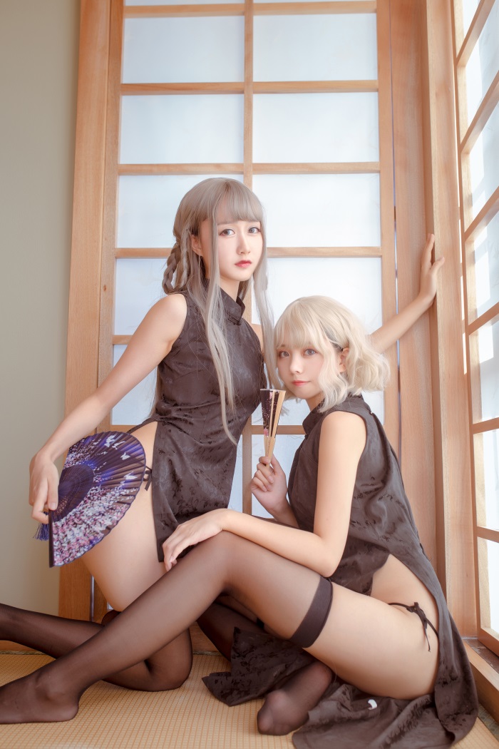 网荭Coser@木绵绵OwO &小野妹字-魔女小旗袍 [24P/204MB]插图2