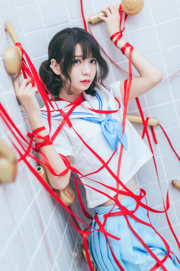 网荭Coser@疯猫ss – 浴室JK [21P/172MB]插图1