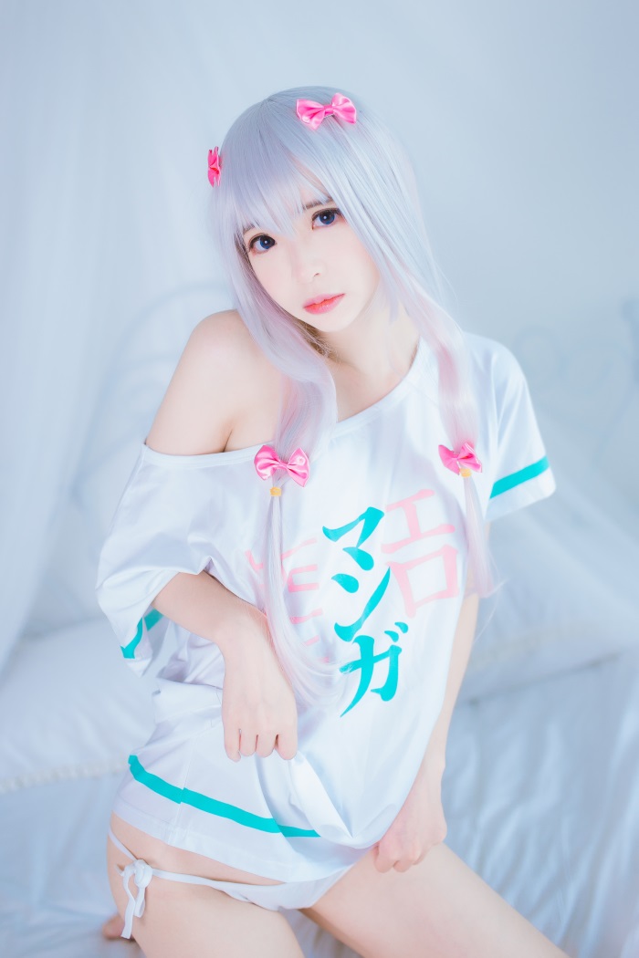 网荭Coser@疯猫ss – 纯洁纱雾 [37P/196MB]插图1